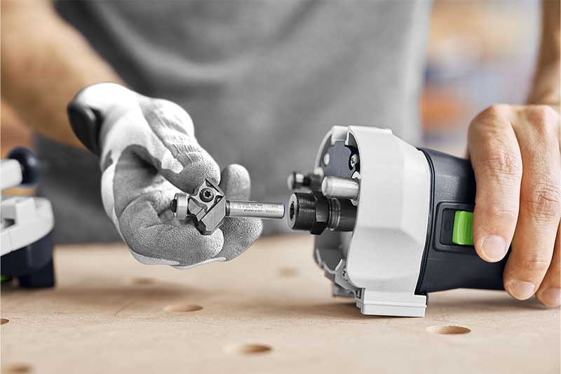 Frässtålet läggs i