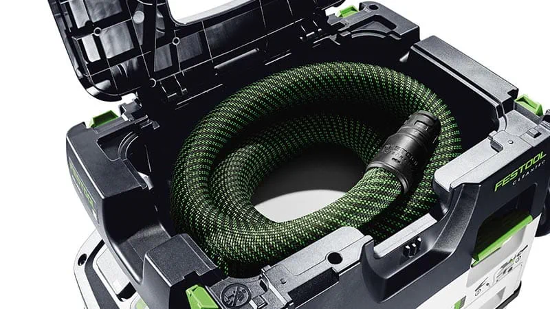 Invändig slangdepå