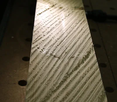 Styra hyveln diagonalt