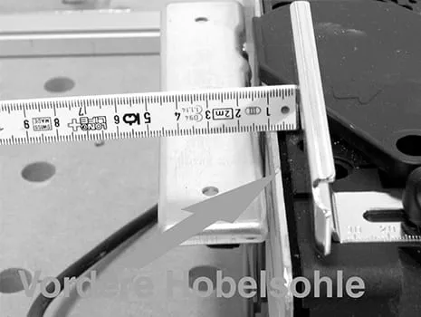 Ställa in falsdjupet