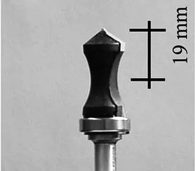 Ställa in fräsdjupet