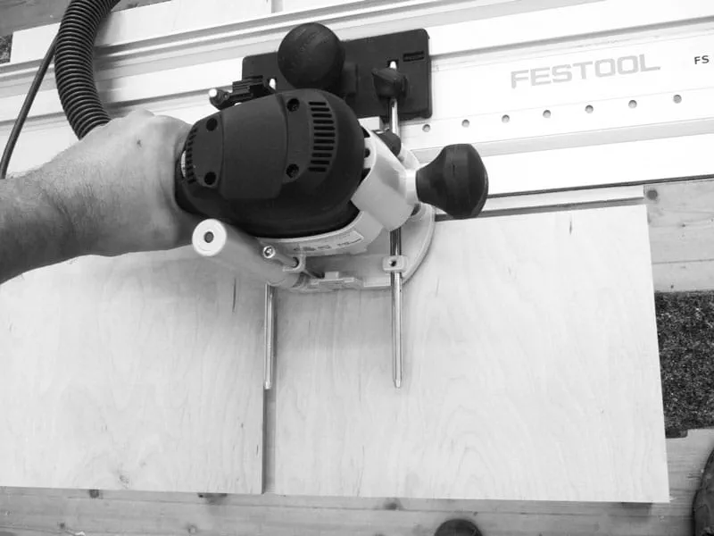 Fräsa T-spår i multiplexskiva