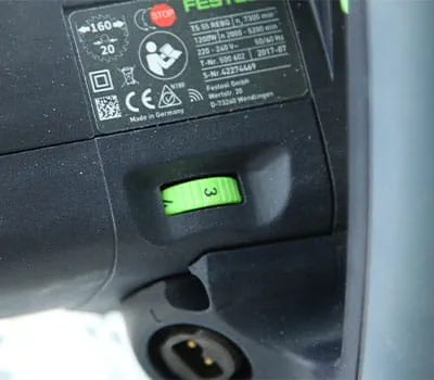  Ställa in varvtalssteget