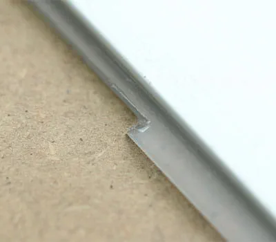 Såga in splitterskyddet