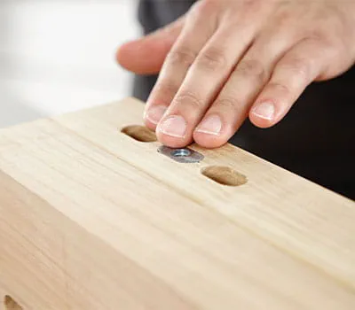 Expander i linje med ytan