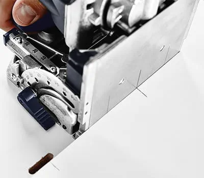 Markering på förbindningsfräsen undersida