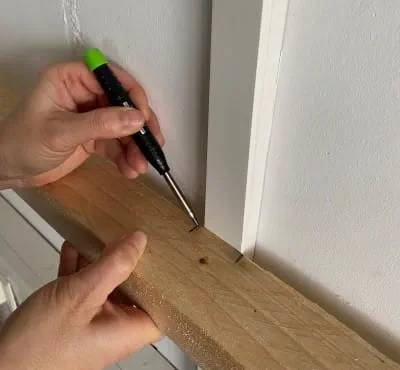 Markera notens position