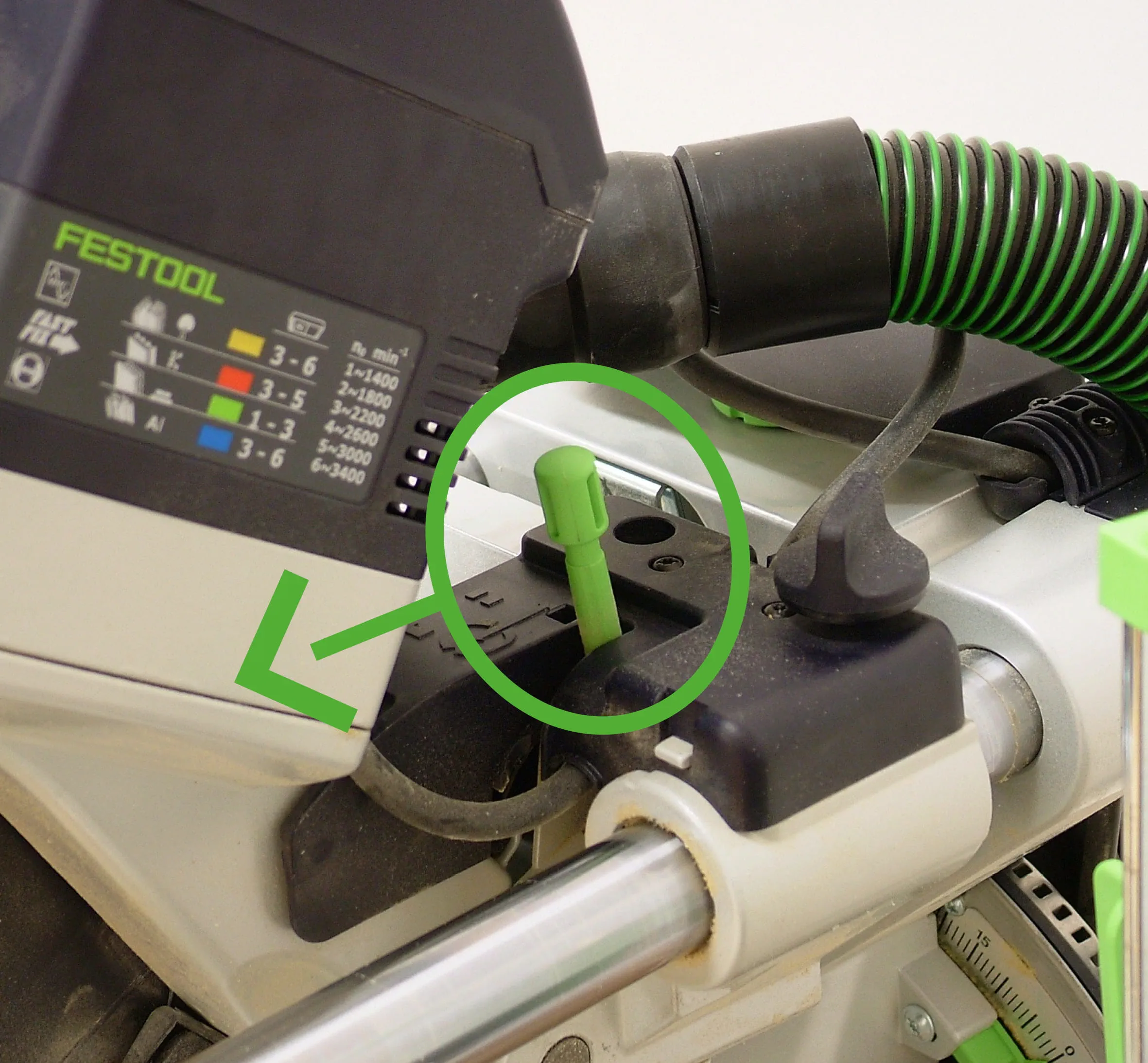 Ställa in begränsningen av kapdjupet