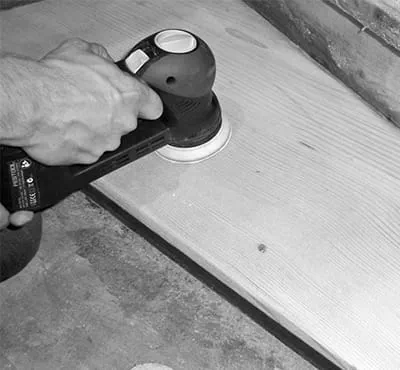 Efterslipa alla ytor