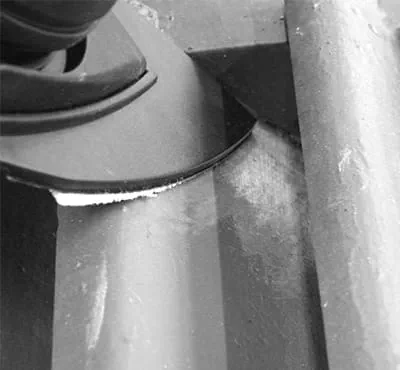 Sätta fast lamellslipplattan