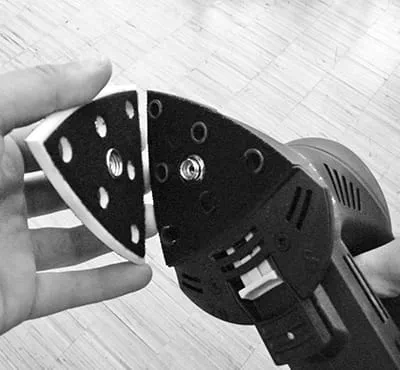 Sätta fast deltaplattan