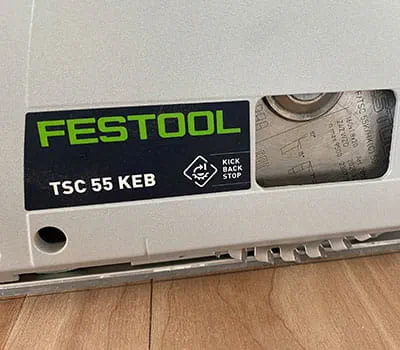 Lägga an cirkelsågen