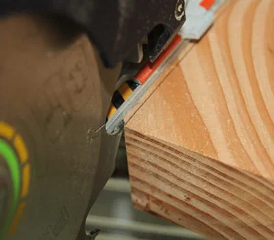 Lägga an mot snittkant