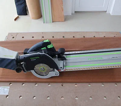 Såga till trallbrädorna