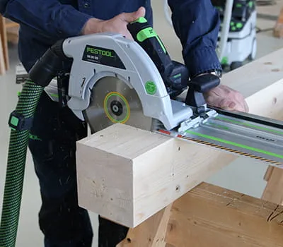 Kapa stolpändarna med kap- och gerskenan och HK 85
 