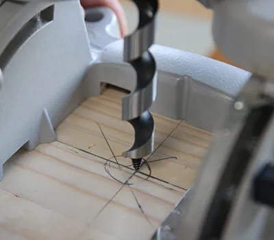 Justera borrstativet