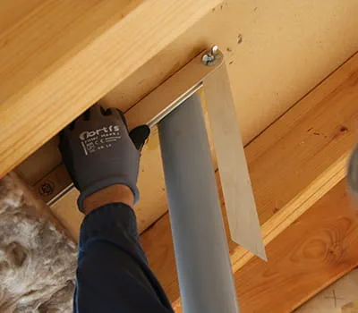 Använd smygvinkeln.