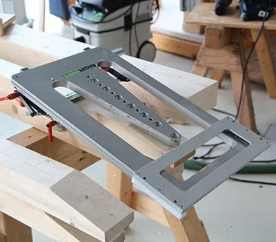 Lägga på schablonen