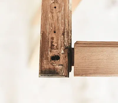 Kontrollera skicket på stället som ska bearbetas