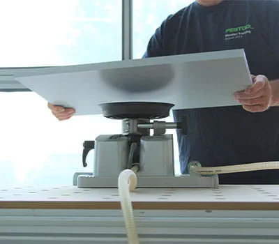 Fixera med vakuumspännenheten