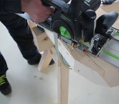 Göra spår i språngstolen