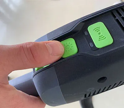 Tända LED-ljuset vid behov