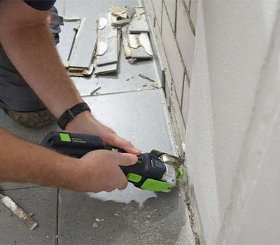 Ta bort fogbruk i kantområdet med OSC 18