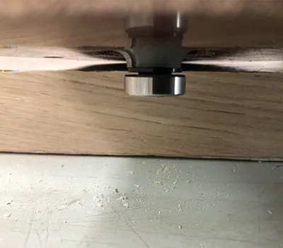 Ställa in fräsdjupet