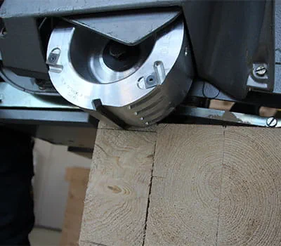 Ställa in urtagets djup