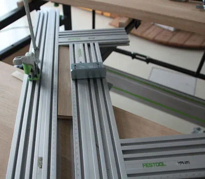 Förbereda frässchablonen