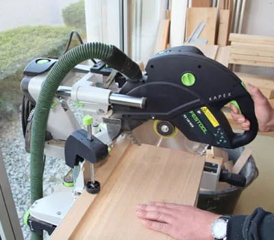 Såga till vangstycksdelarna