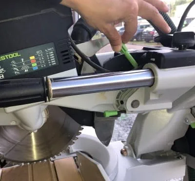 Ställa in urtagets djup /1