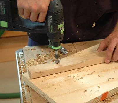 8 mm-hål med konförsänkare