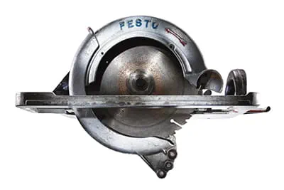 En gammal handcirkelsåg från Festo