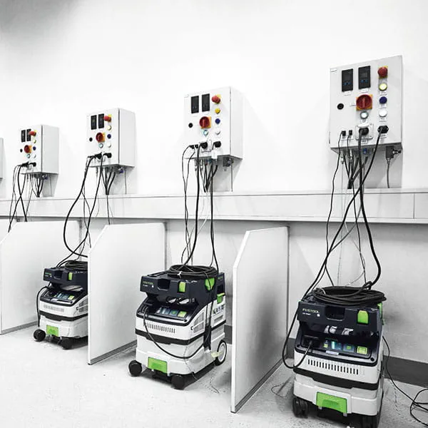 Dammsugare från Festool testas