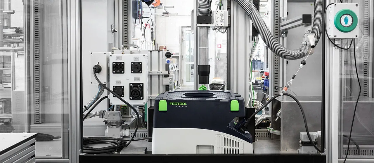 Dammsugare från Festool testas
