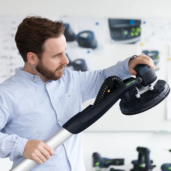 Produktdesigner Timo Kuhls från Festool med PLANEX Easy