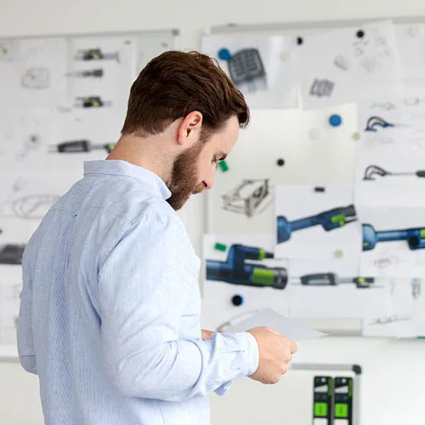 Produktdesigner Timo Kuhls på Festool