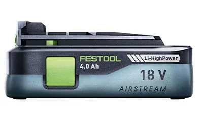 Festools Airstream-batteri.