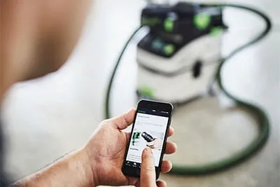 Fjärrstart mellan verktyg och Work-app.