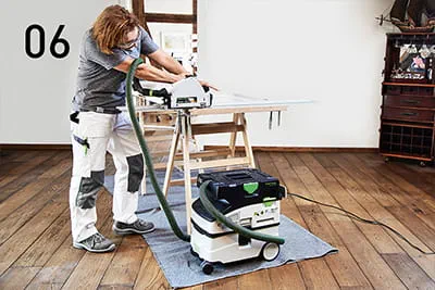 Skär till med Festool TSC 55