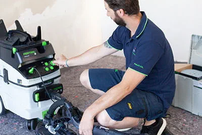 Arbeta dammfritt med Festool-dammsugaren