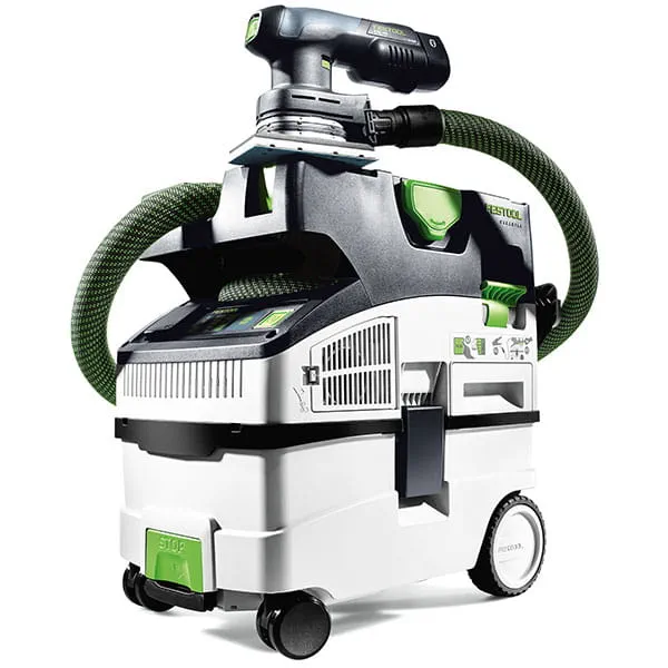 Dammsugaren CT-MIDI med batterislipmaskinen från Festool