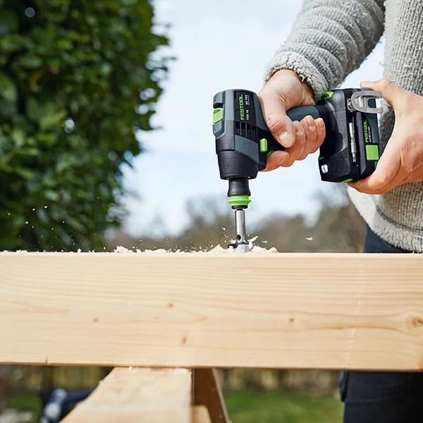 Den nya TXS 18 från Festool i användning