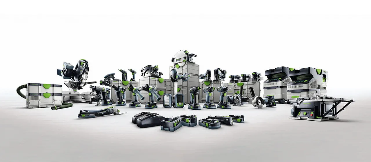 Det uppladdningsbara batterisortimentet från Festool