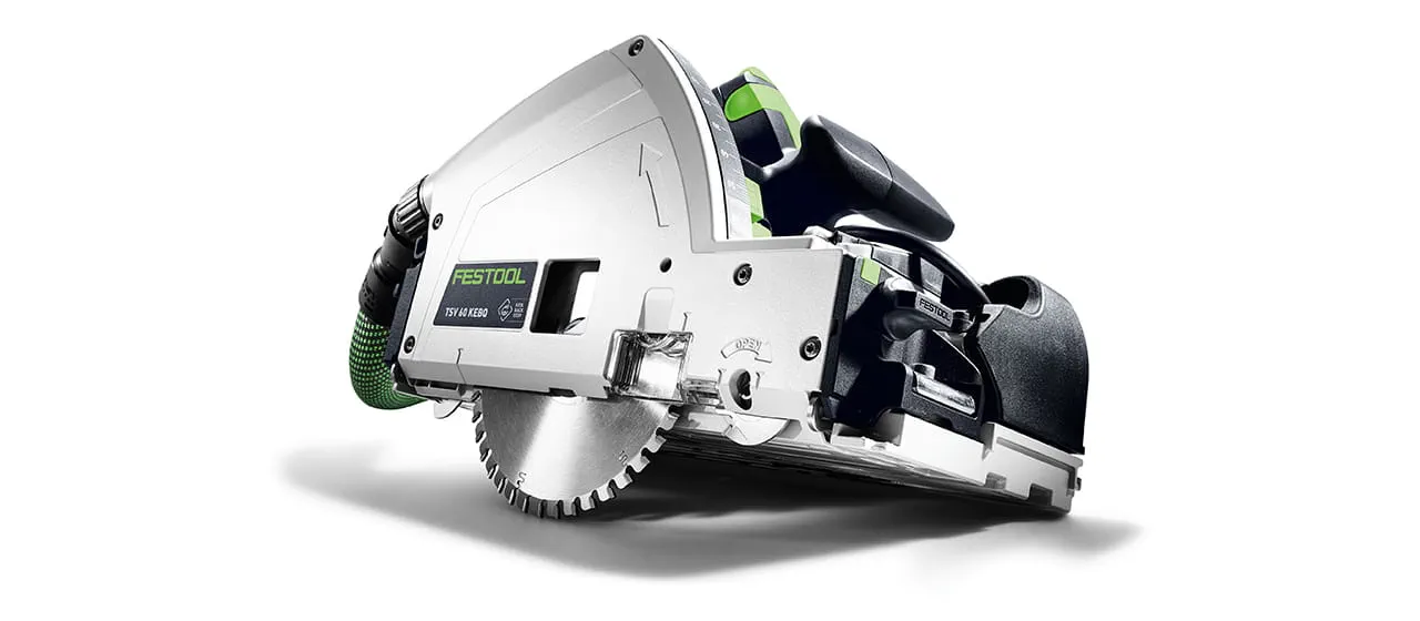 Den nya Festool TSV 60 K försågs med en fördjupningssåg