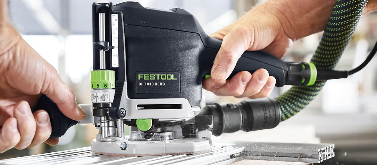 Den nya Oberoulen OF 1010 R från Festool i drift