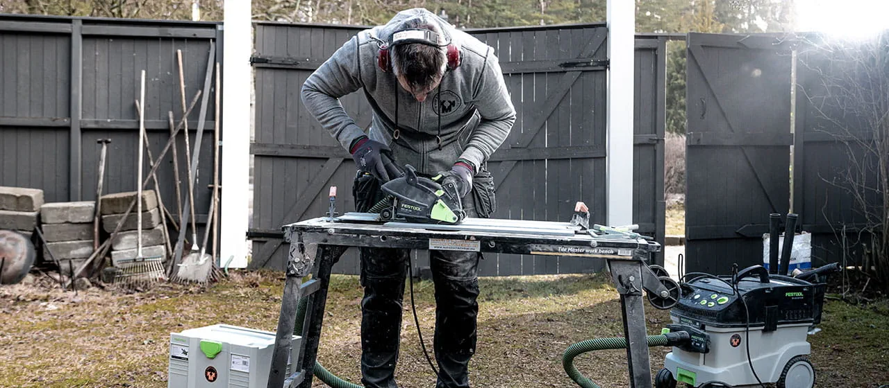 Festools verktyg för plattsättare