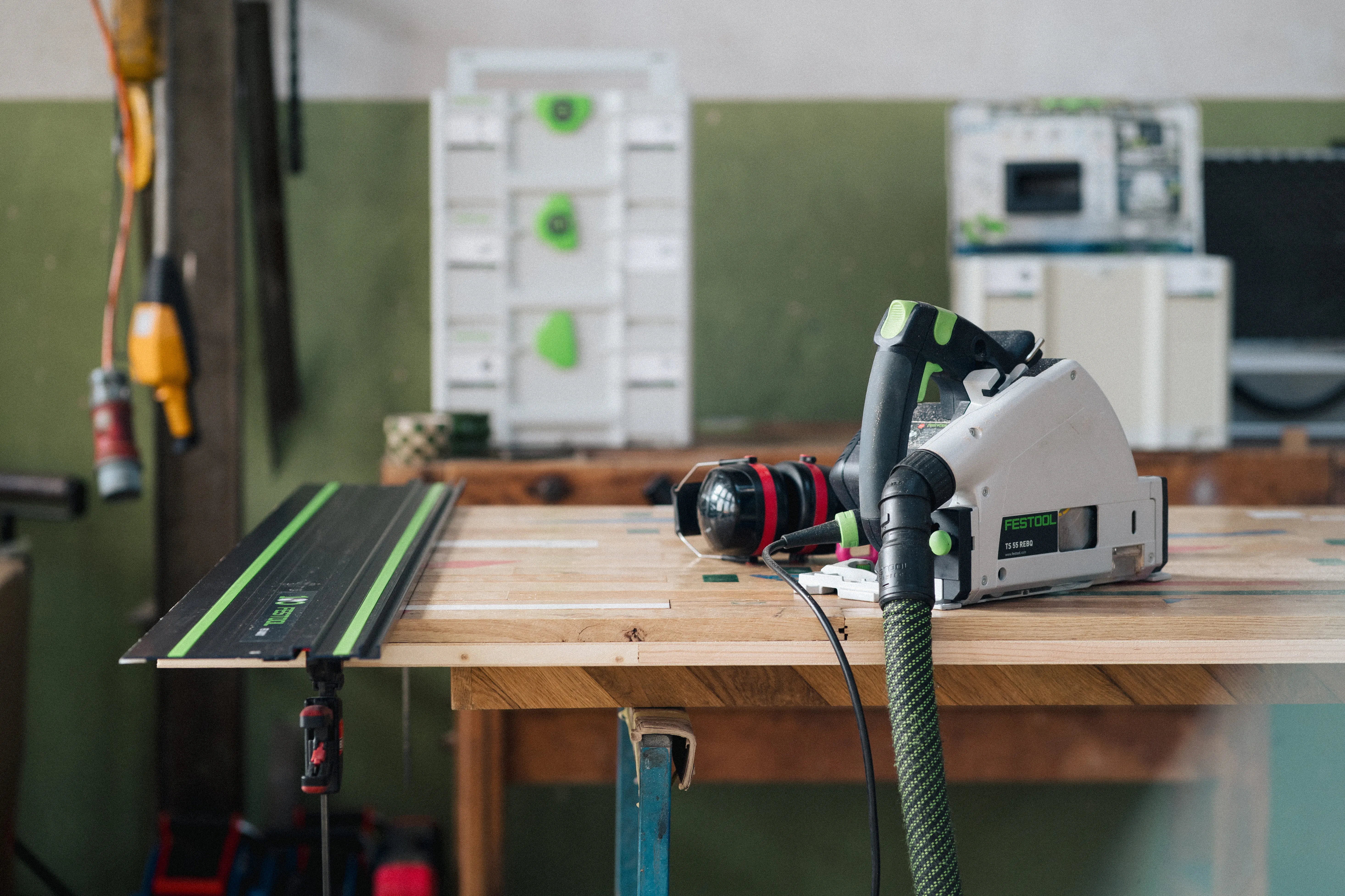 Ett urval av Festool-verktyg