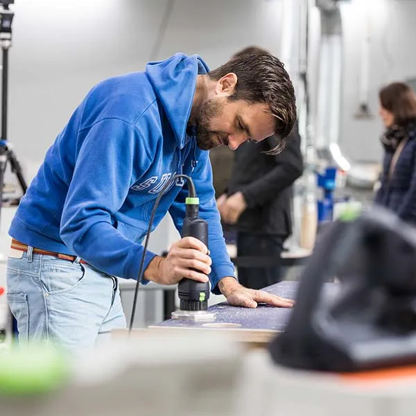 Slipning med excenterslipen från Festool